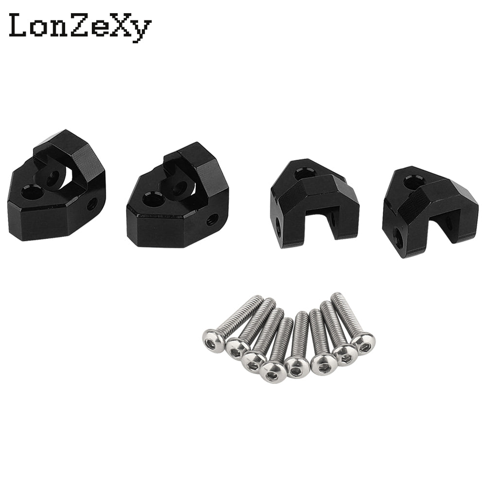 LONZEXY CNC Aluminum Shock Mounts Height Lift Kit for 1/18 TRX4M Defender Bronco Stock Shocks