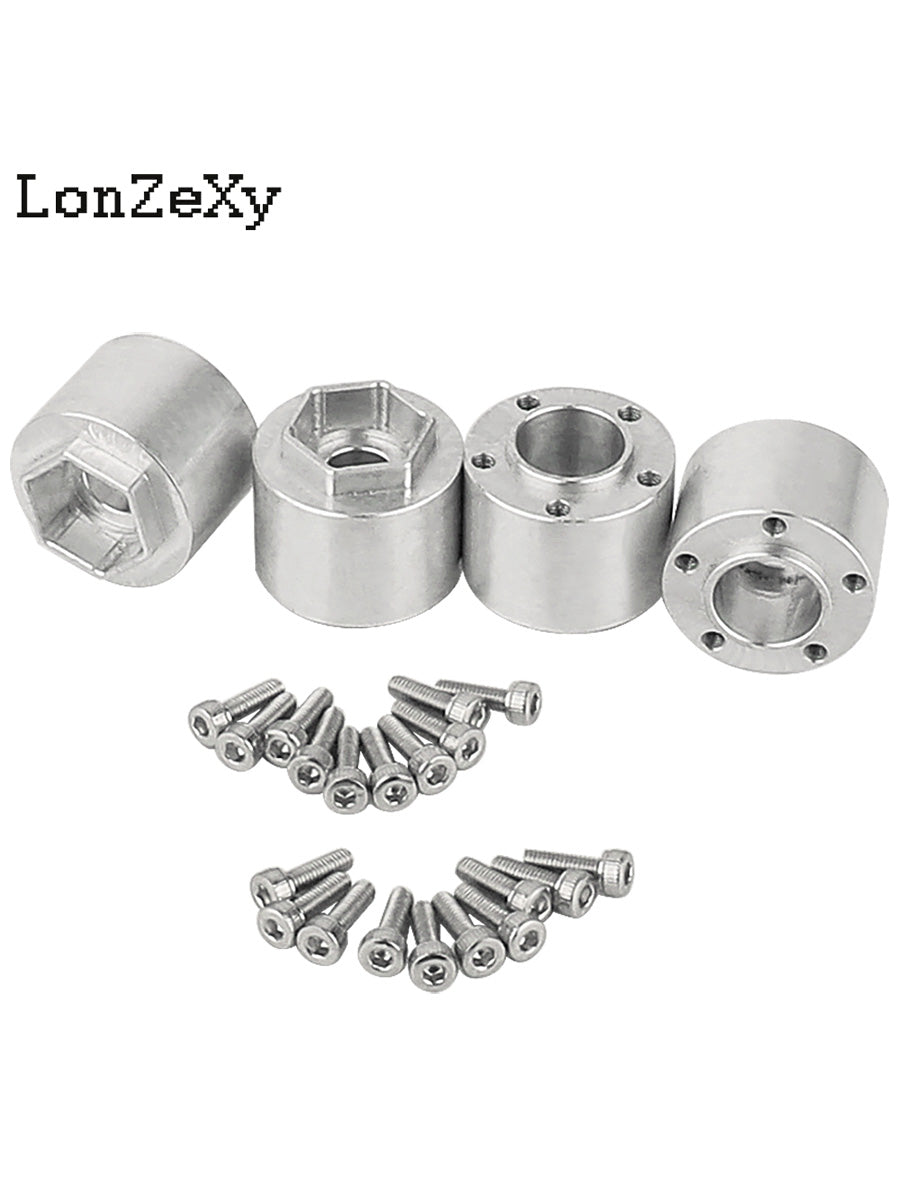 LONZEXY Aluminum Alloy 5-Hole Couplers - 4 Pack for SCX10