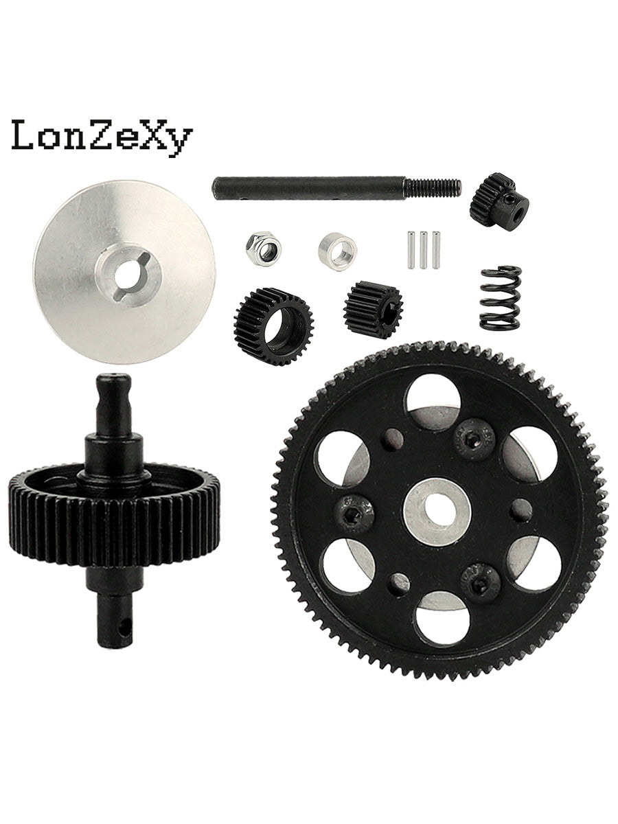 LONZEXY Gearbox with Clear Cover for SCX10 SCX10 II