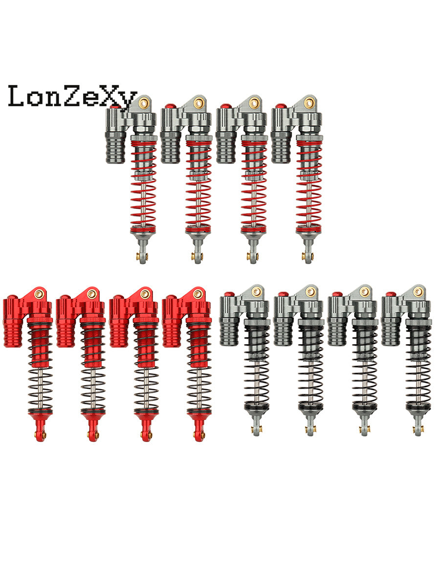LONZEXY Metal Negative Pressure Shock Set for SCX10 4pcs