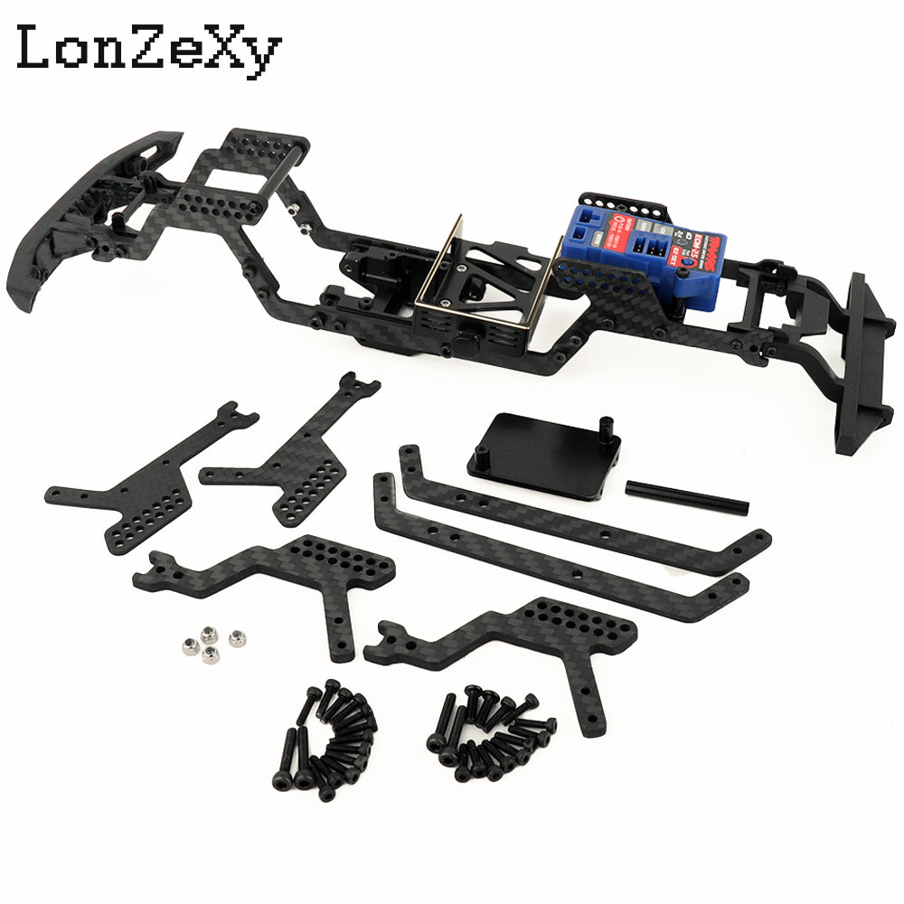 LONZEXY Universal LCG Chassis Frame Kit for 1/18 TRX4M (Aluminum)