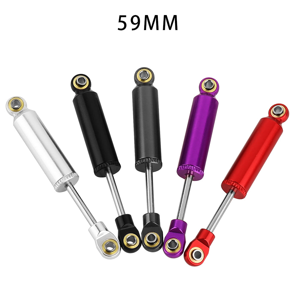 LonZeXy 4PCS Internal Oil Shock Absorber 53/59/65/71/77mm Damper For Traxxas TRX4M 1/18 RC Crawler Aluminum Suspension Upgrade Parts