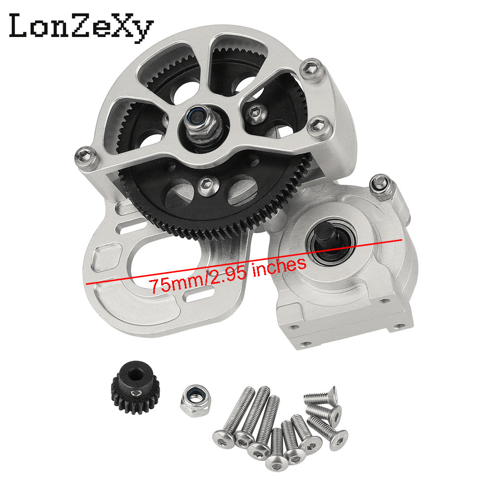 LONZEXY Metal Forward Transmission Gearbox for SCX10 & SCX10 II
