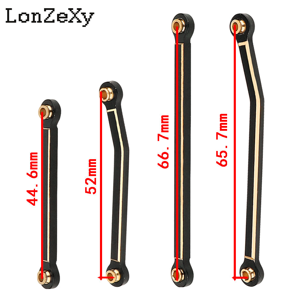 LONZEXY Brass High Clearance Links Set for 1/18 TRX4M Defender Bronco