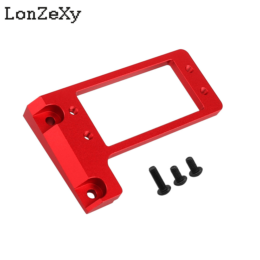 Lonzexy Capra Aluminum BTA F9 Servo Mount for 1/10 RC LCG Upgrade Compatible with VP Capra F9 Offset Axle (Black)