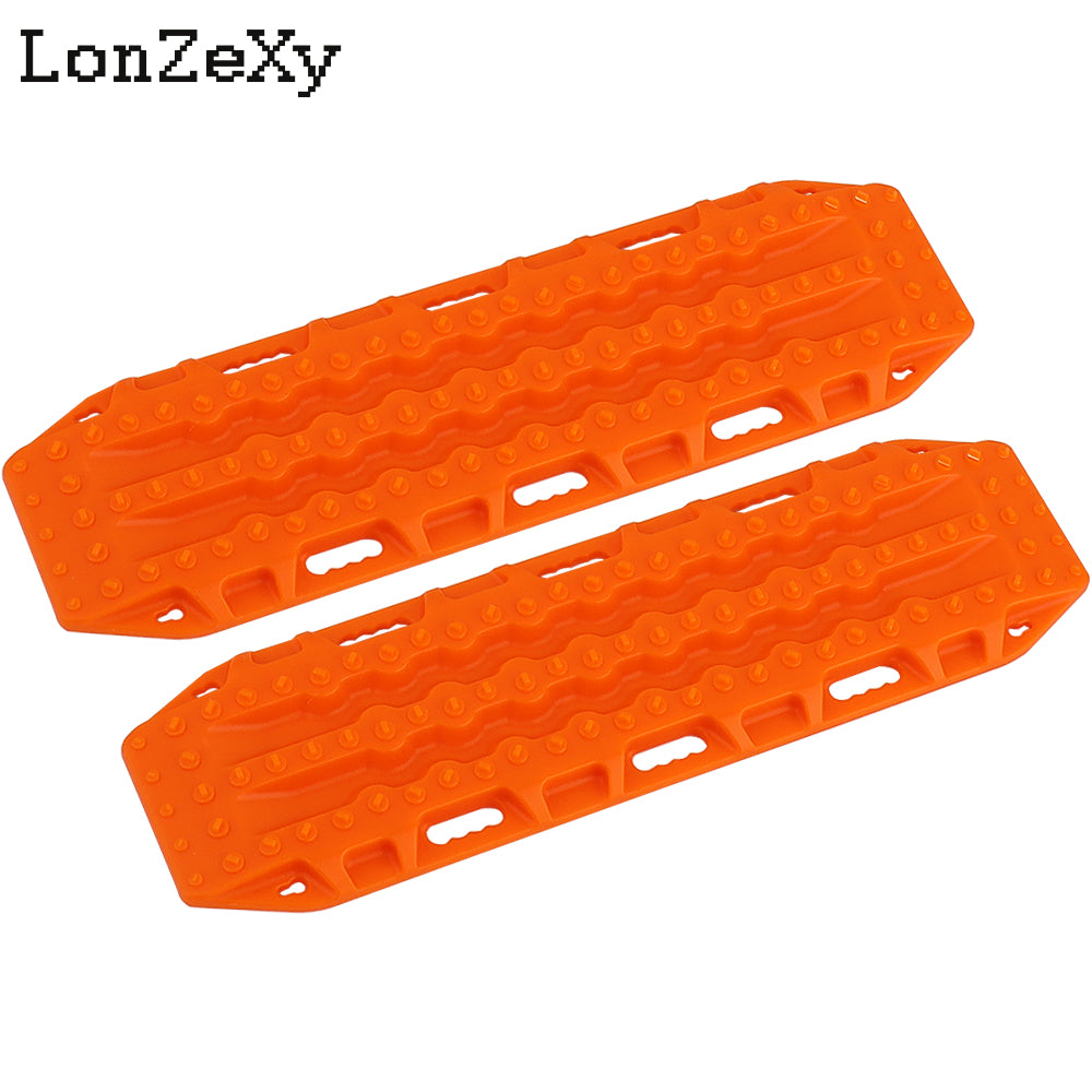 Lonzexy 2pcs 1/10 RC Plastic Sand Ladder Recovery Ramps Board for TRX4 SCX10 90046