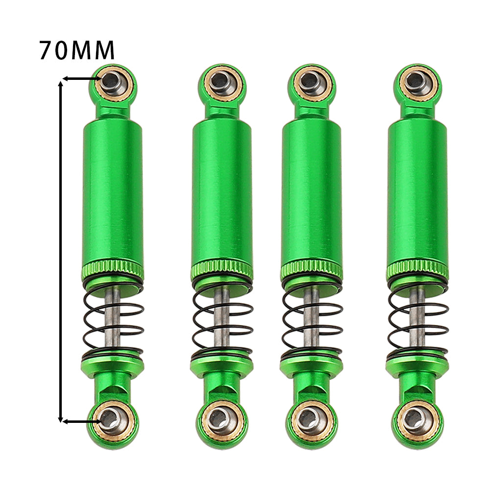 LonZeXy 1/10 RC Crawler Aluminum Oil Shock Absorber 70 80 90 100 110mm Adjustable Damper 4PCS For Axial SCX10 TRX4 D90 RC Off Road Car Upgrade Parts