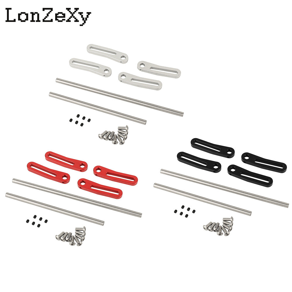 LONZEXY Metal Front Rear Modular Bumper for 1/10 LCG TRX4 TRX6 SCX10 Capra