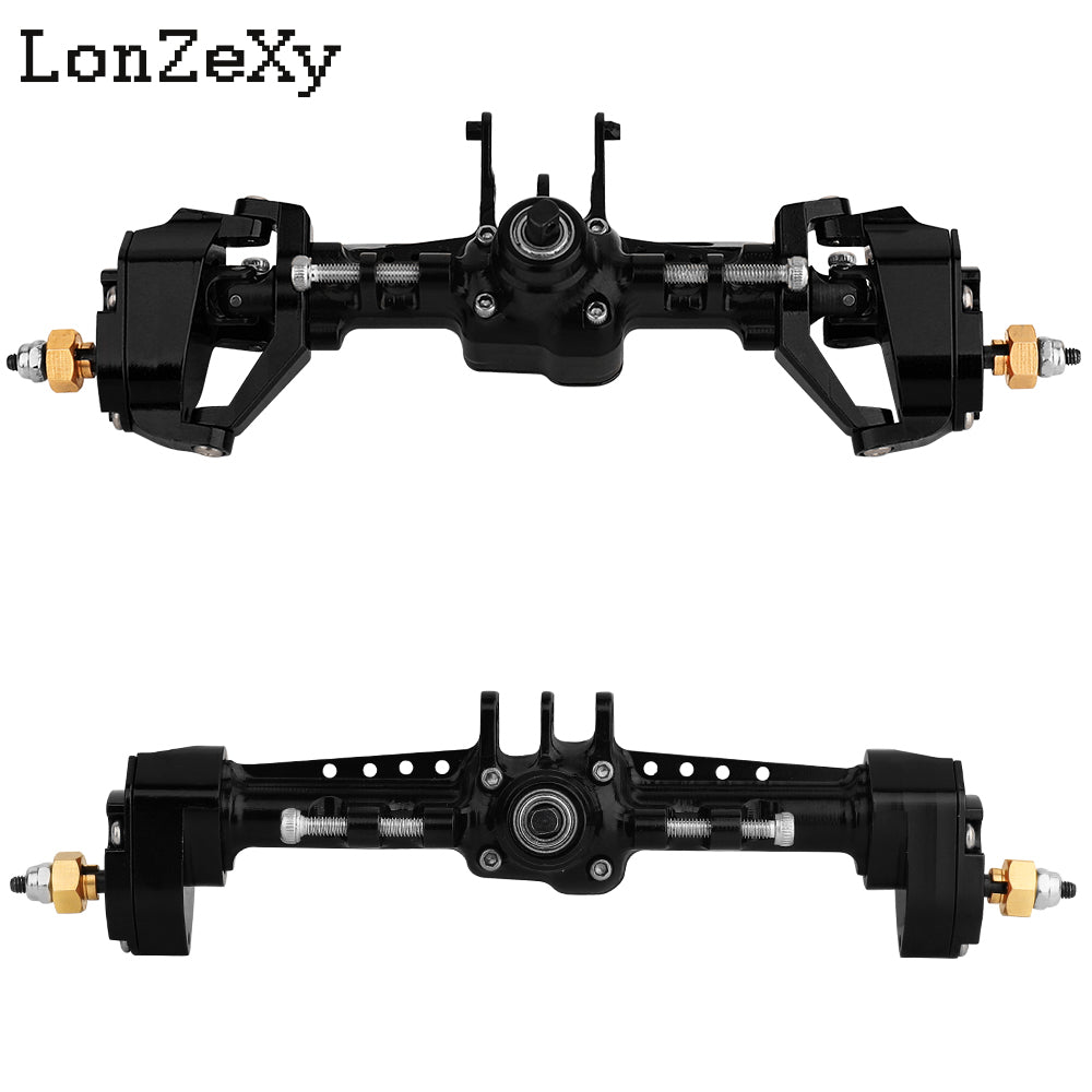 LONZEXY +4mm Extended Aluminum Front Rear Complete Axles for 1/18 TRX4M