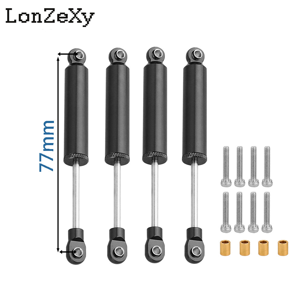 LONZEXY Built-in Spring Shocks Damper for 1/18 TRX-4M  Bronco Defender K10 (77mm)