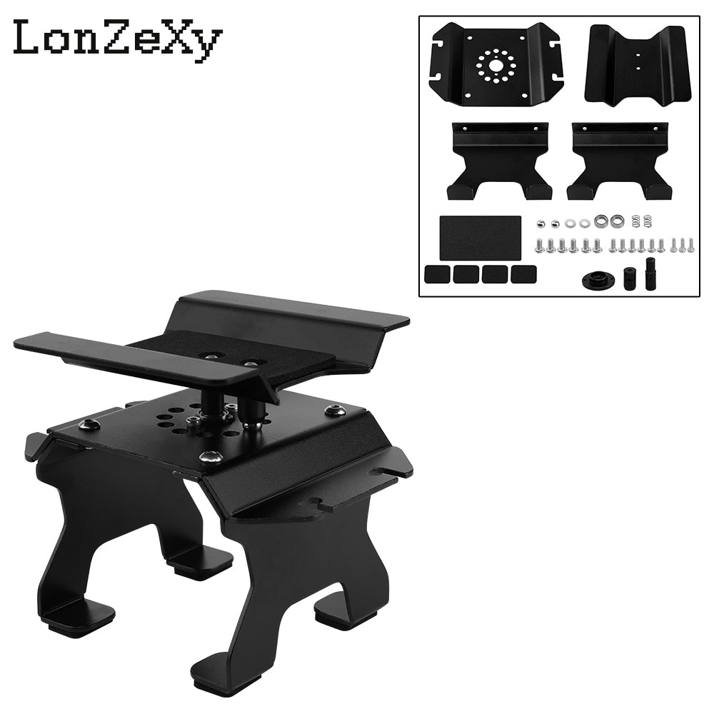 Lonzexy Aluminum RC Car Stand with Shock Holder for 1/24 1/18 RC Crawler