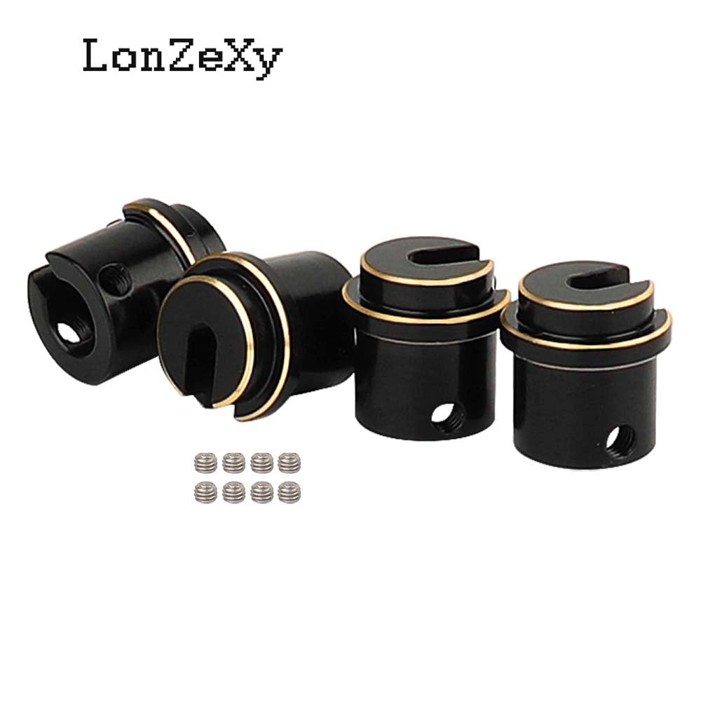 LONZEXY Brass Front Steering Knuckles for SCX10 II