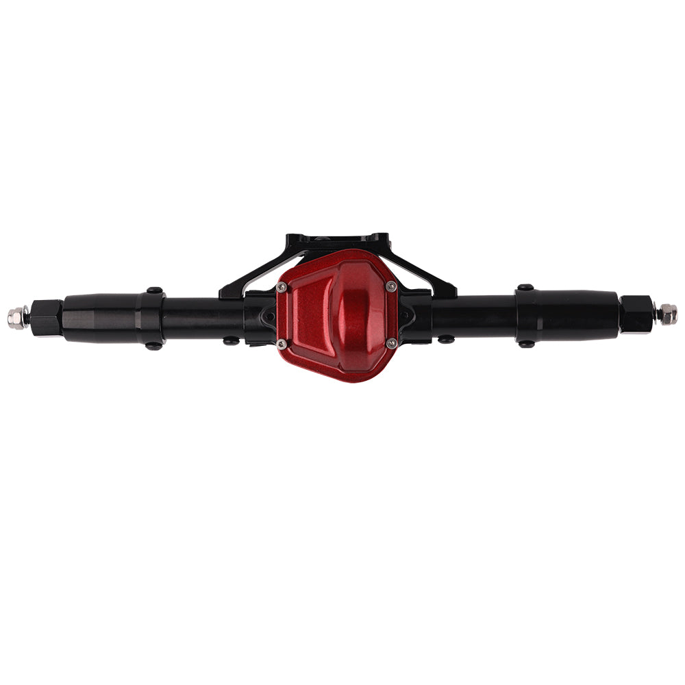 LonZeXy CNC Aluminum Front Rear Axle Complete Set 38T 13T Hardened Steel Gear Differential Axle Housing For 1/10 Axial SCX10 Gen1 RC Crawler Car Metal Upgrade Accessories