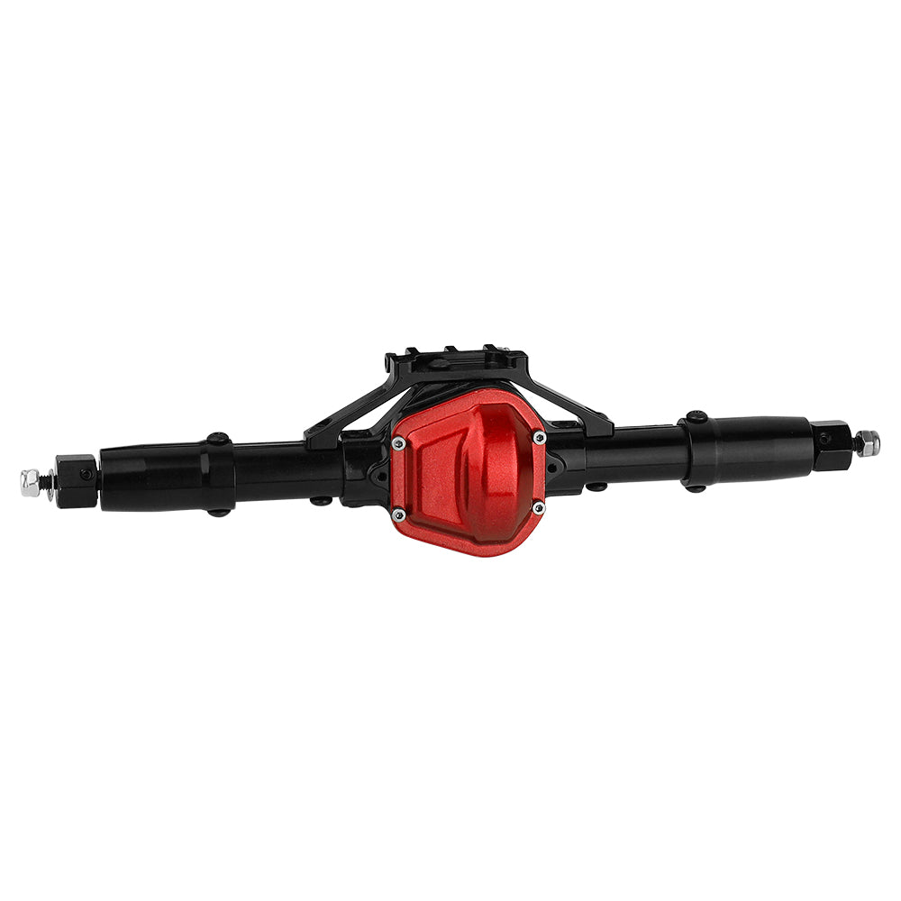 LonZeXy CNC Aluminum Front Middle Rear Axles Complete Set, 38T 13T Hardened Steel Differential Gear Axle Housing For 1/10 Axial SCX10 Gen1 RC Crawler Car Metal Upgrade Accessories