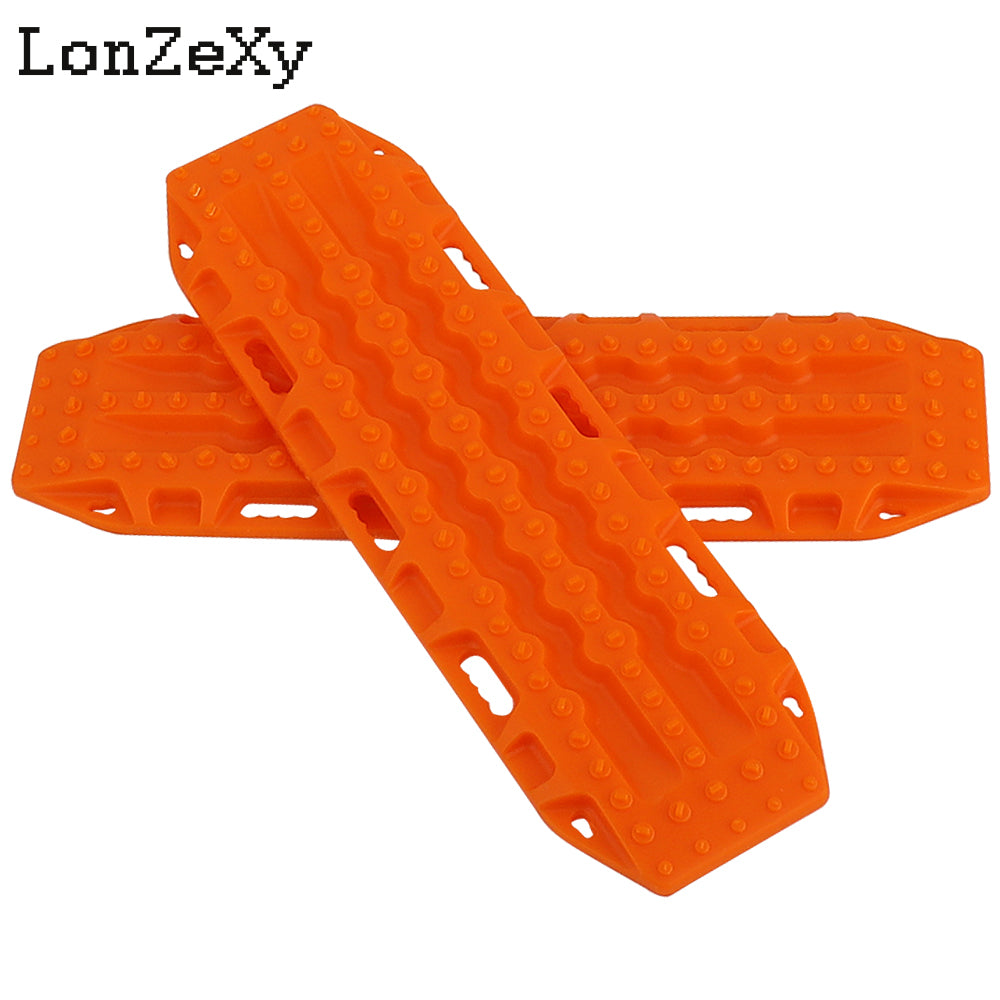 Lonzexy 2pcs 1/10 RC Plastic Sand Ladder Recovery Ramps Board for TRX4 SCX10 90046
