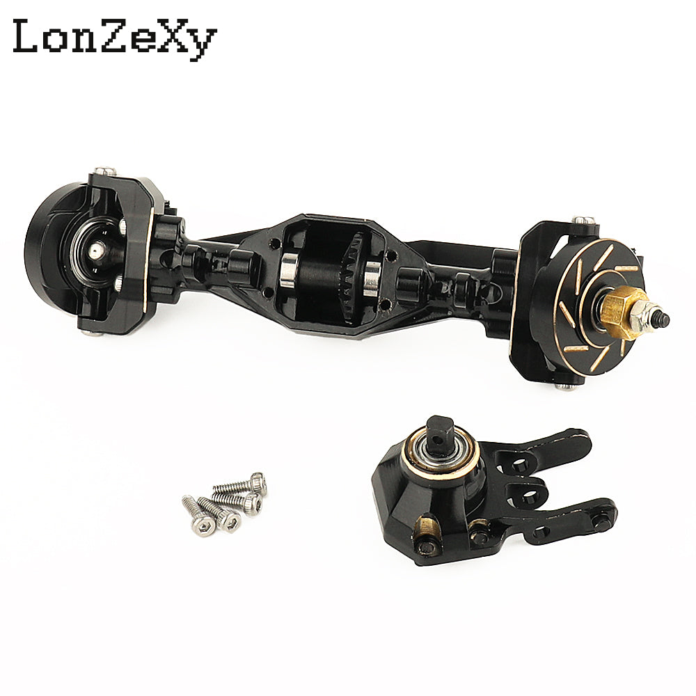LONZEXY+4mm Aluminum Axles with Lay Down Servo Mount & Links for 1/18 TRX4M TRX4MT