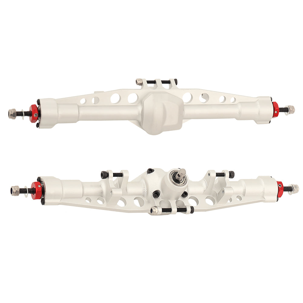 LonZeXy Metal Front Rear Axle Assembly For 1/10 RC Crawler Axial SCX10 III Ford Bronco AXI03014, RC Car Upgrade Replacement Parts