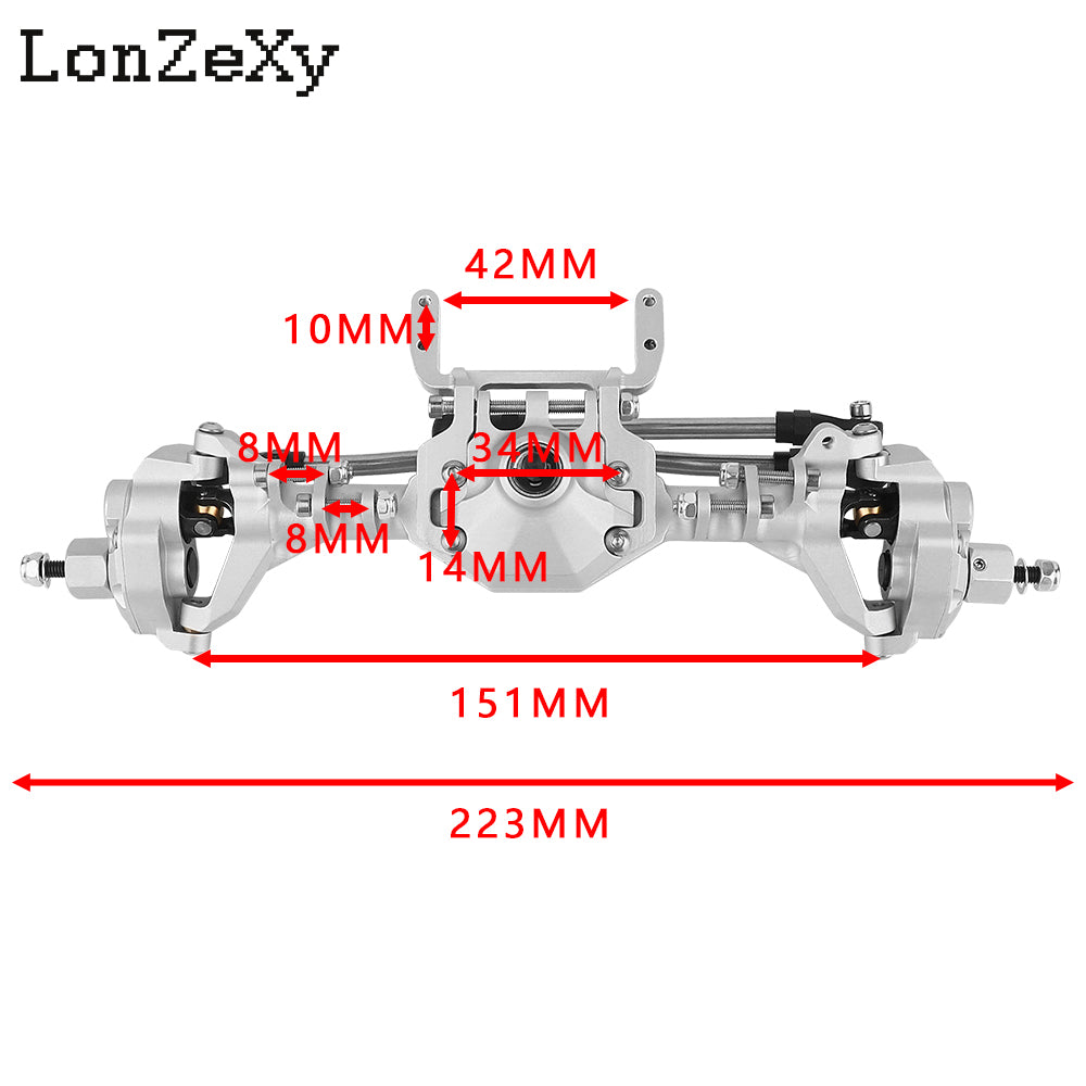 LONZEXY Axle Set Fit Traxxas TRX-4  SCX10 1/10