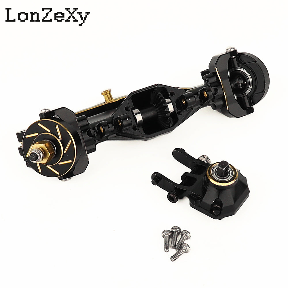 LONZEXY+4mm Aluminum Axles with Lay Down Servo Mount & Links for 1/18 TRX4M TRX4MT