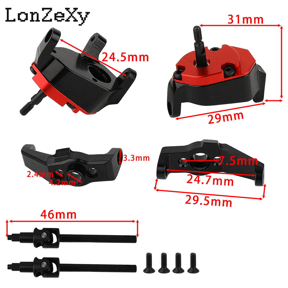 LONZEXY Axle Heightening Upgrade Kits For TRX4M (Front & Rear)