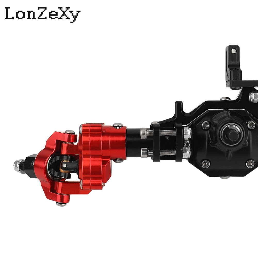 LONZEXY CNC Aluminum Alloy Front / Rear Diamond Axle Set for Axial Wraith RR10