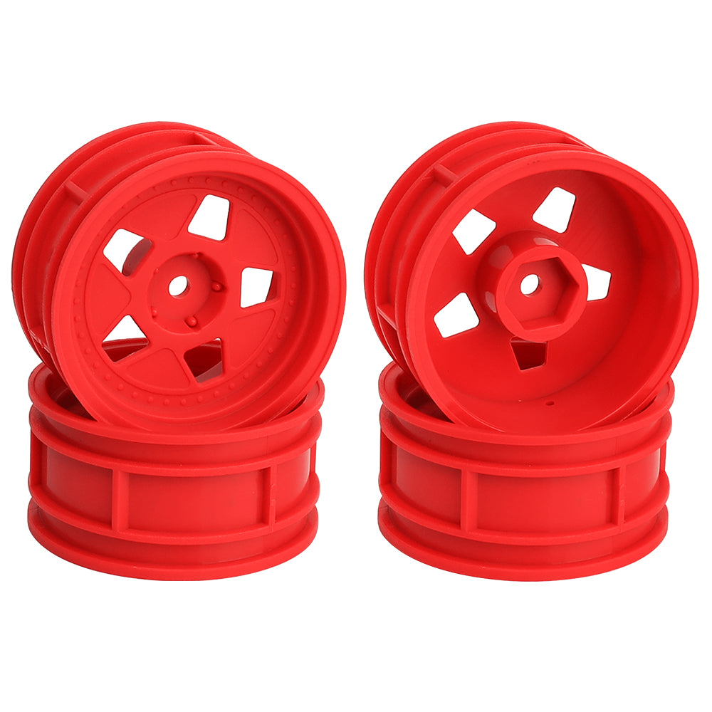 LonZeXy 1/10 RC On-Road Car Plastic Wheel Rims Style B 47g 12mm Hex Multi Color Empty Hubs RC Modification Parts