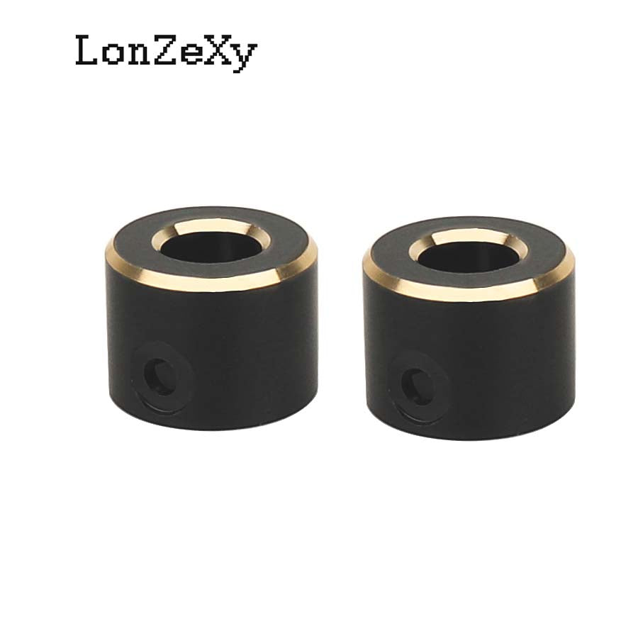 LONZEXY Brass Rear Axle Tube Cap 1 Pair for SCX10 PRO