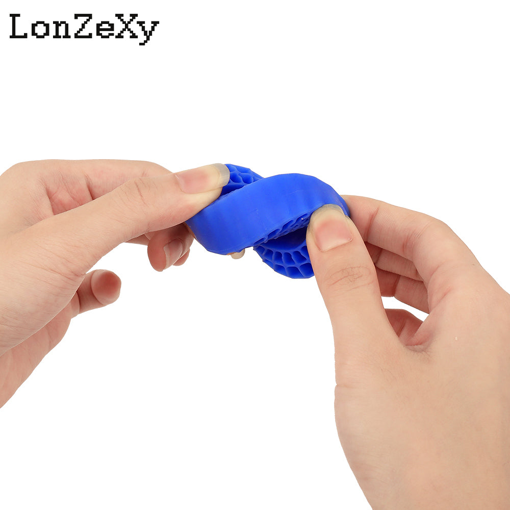 Lonzexy Silicone Rubber Inserts Foam for 58-64mm (2.4” OD) 1.0 Tires TRX4M SCX24 1/18 1/24 4 Pcs