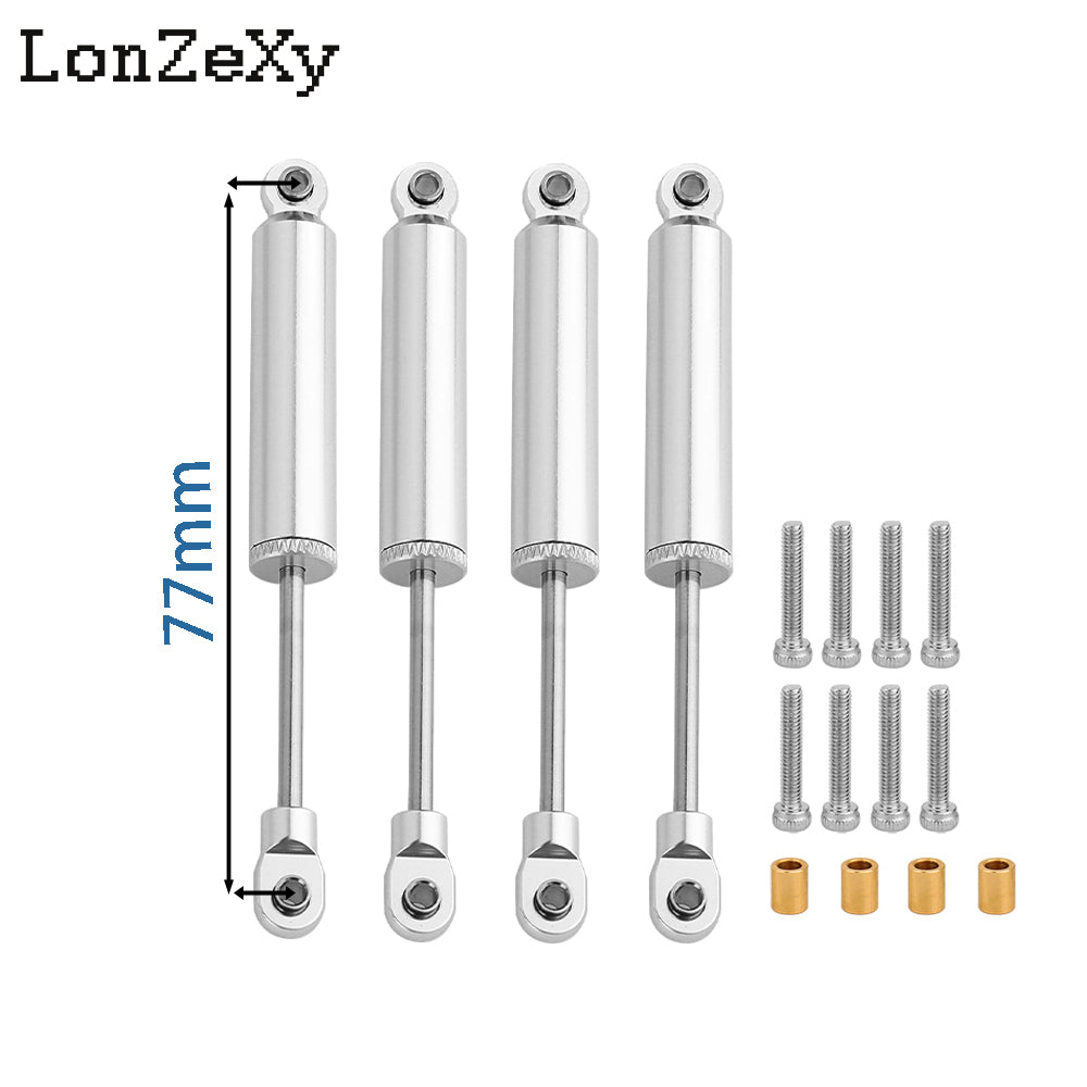 LONZEXY Built-in Spring Shocks Damper for 1/18 TRX-4M  Bronco Defender K10 (77mm)