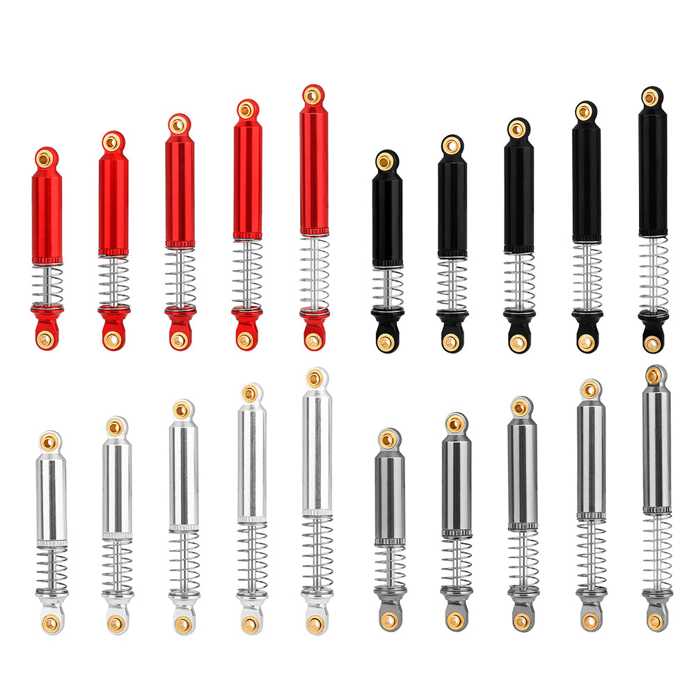 LomZeXy 4PCS Oil Shock Absorber 53/59/65/71/77mm Adjustable Damper For Traxxas TRX4M 1/18 RC Crawler Aluminum Suspension Upgrade Parts
