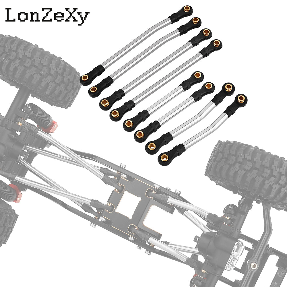 LONZEXY Stainless Steel High Clearance Links Set for 1/18 TRX4M Defender Bronco