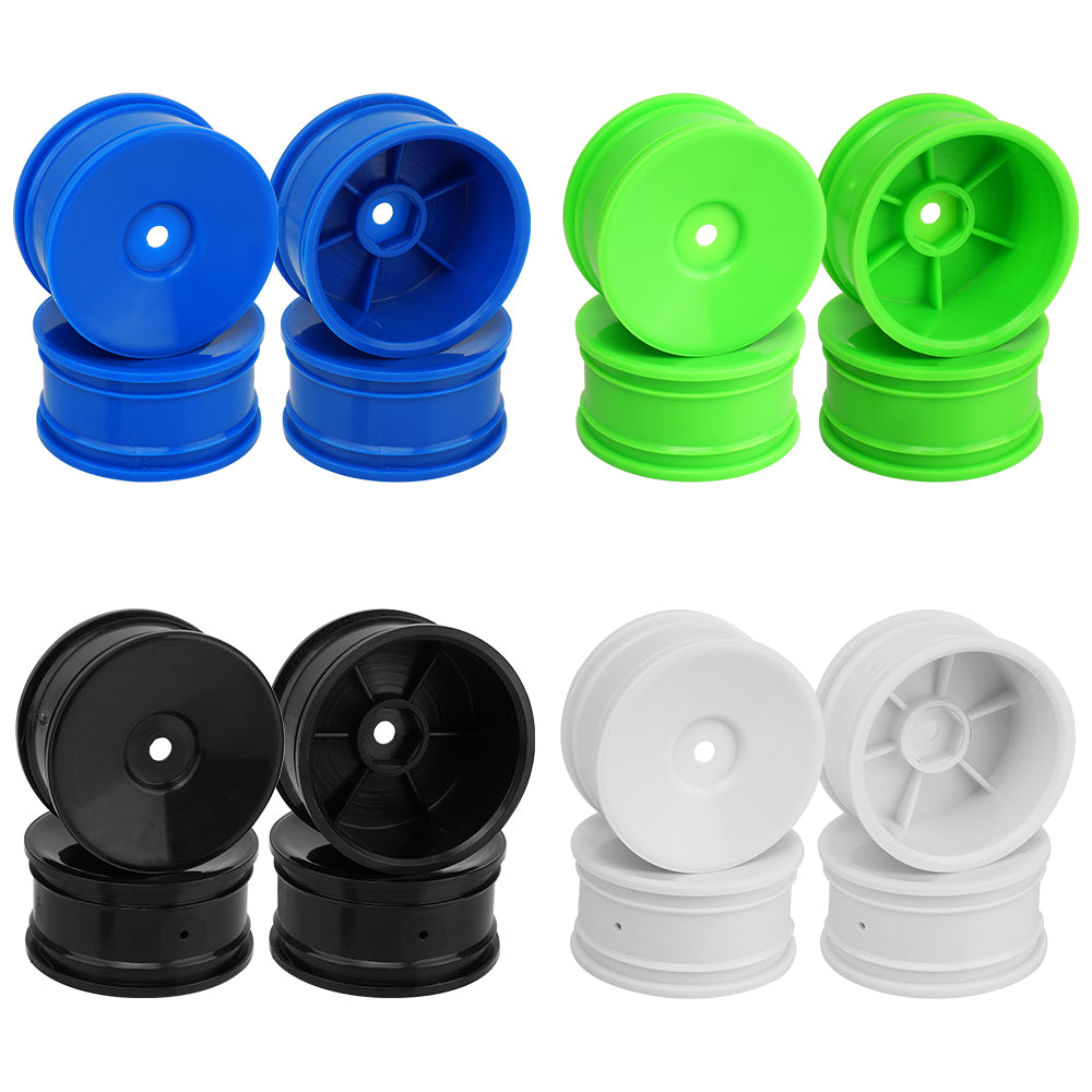 1/10 RC Buggy Plastic Wheel Rims 11.8g Lightweight Empty Hubs Multi Color RC Car Upgrade Parts
