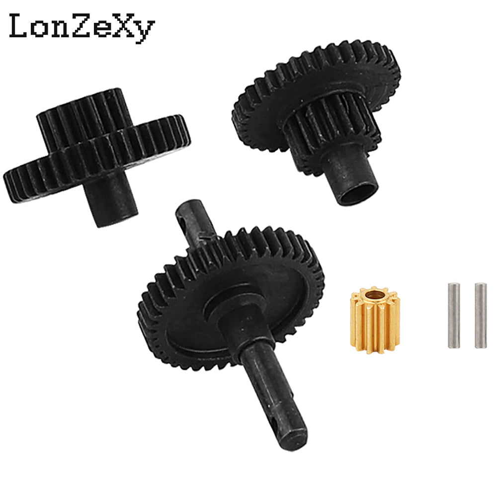 LONZEXY Overdrive Underdrive Stainless Steel Transmission Gear Set for 1/18 TRX4M