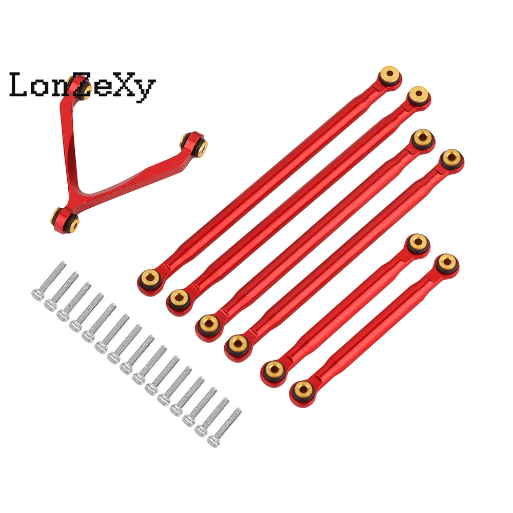 LONZEXY Stainless Steel Link Rod 313mm for SCX10 II