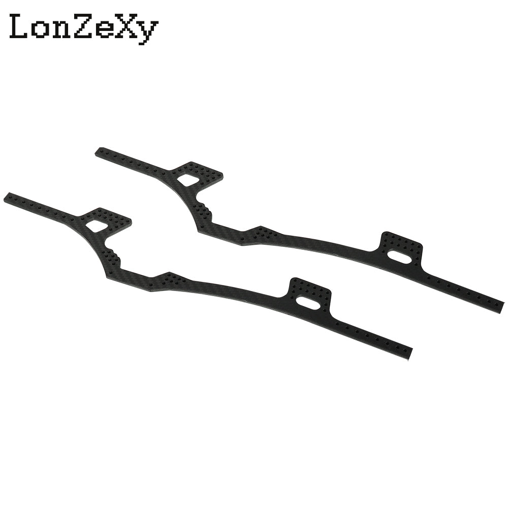 LONZEXY Carbon Fiber Frame Rails 1/10 LCG SCX10 I II