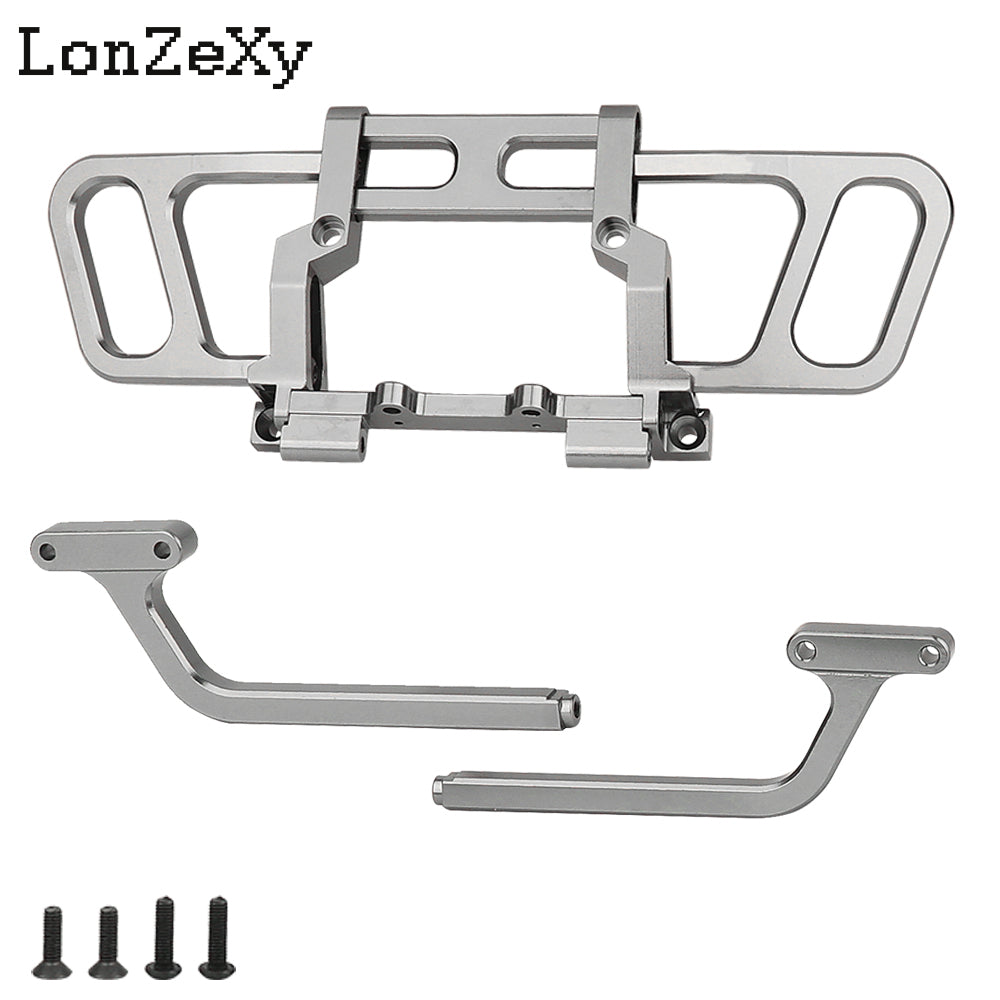 LONZEXY Aluminum Alloy Front Bumper Bull Bar for Axial Wraith 1/10