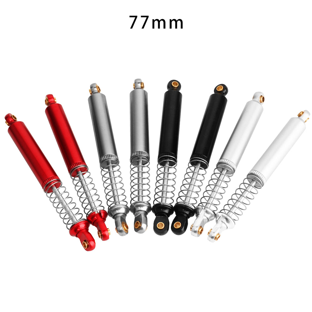 LomZeXy 4PCS Oil Shock Absorber 53/59/65/71/77mm Adjustable Damper For Traxxas TRX4M 1/18 RC Crawler Aluminum Suspension Upgrade Parts