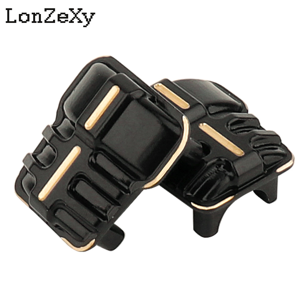 LONZEXY  2PCS 11g/pcs Brass Diff Covers for 1/18 TRX4M Front Rear Axles (4M-01)