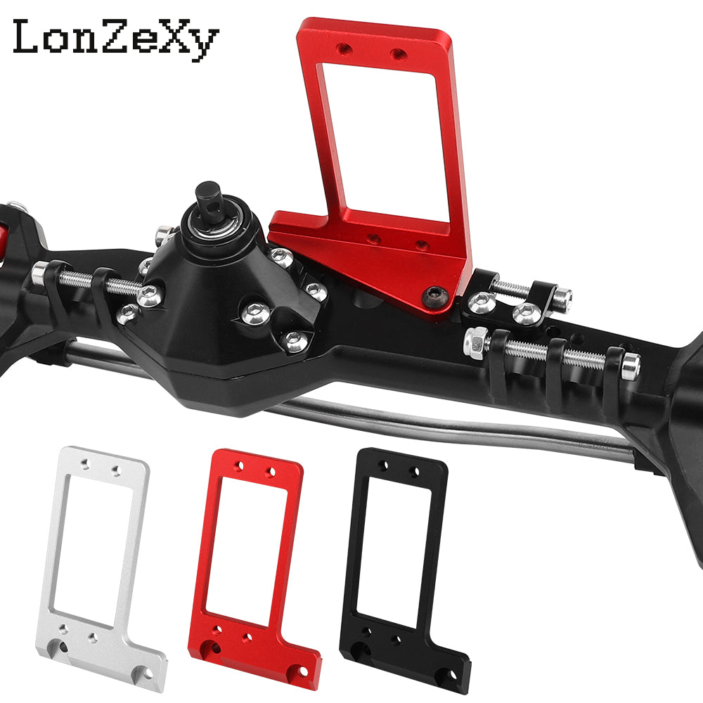 Lonzexy Capra Aluminum BTA F9 Servo Mount for 1/10 RC LCG Upgrade Compatible with VP Capra F9 Offset Axle (Black)