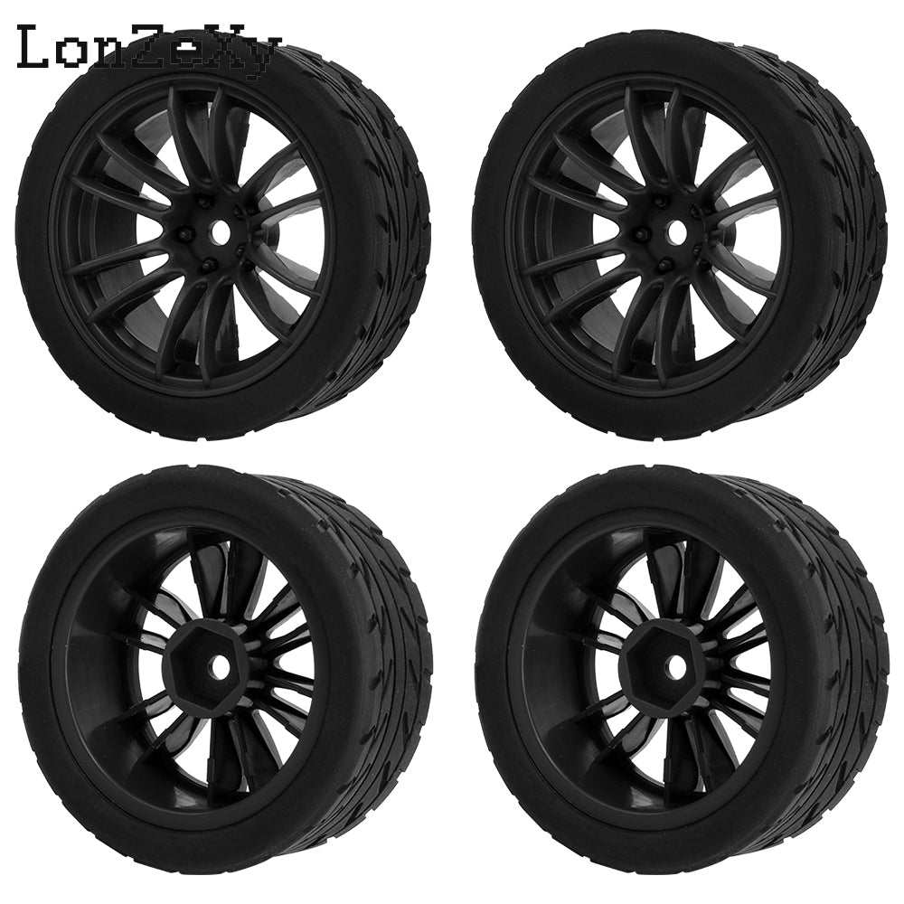 Lonzexy 1/10 1.9'' YOKOMO Flat Run MST Drift Tires XV02 Tamiya TT01 Kyosho hpi Sakura W211
