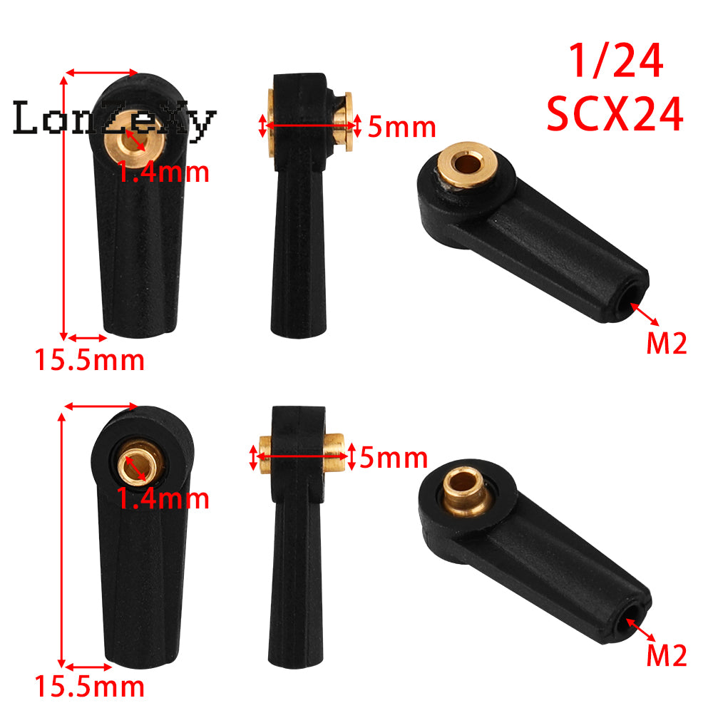 LONZEXY Ball Head Holder Tie Rod End M2 Linkage 10pcs