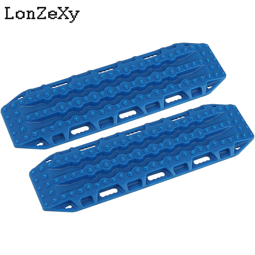 Lonzexy 2pcs 1/10 RC Plastic Sand Ladder Recovery Ramps Board for TRX4 SCX10 90046