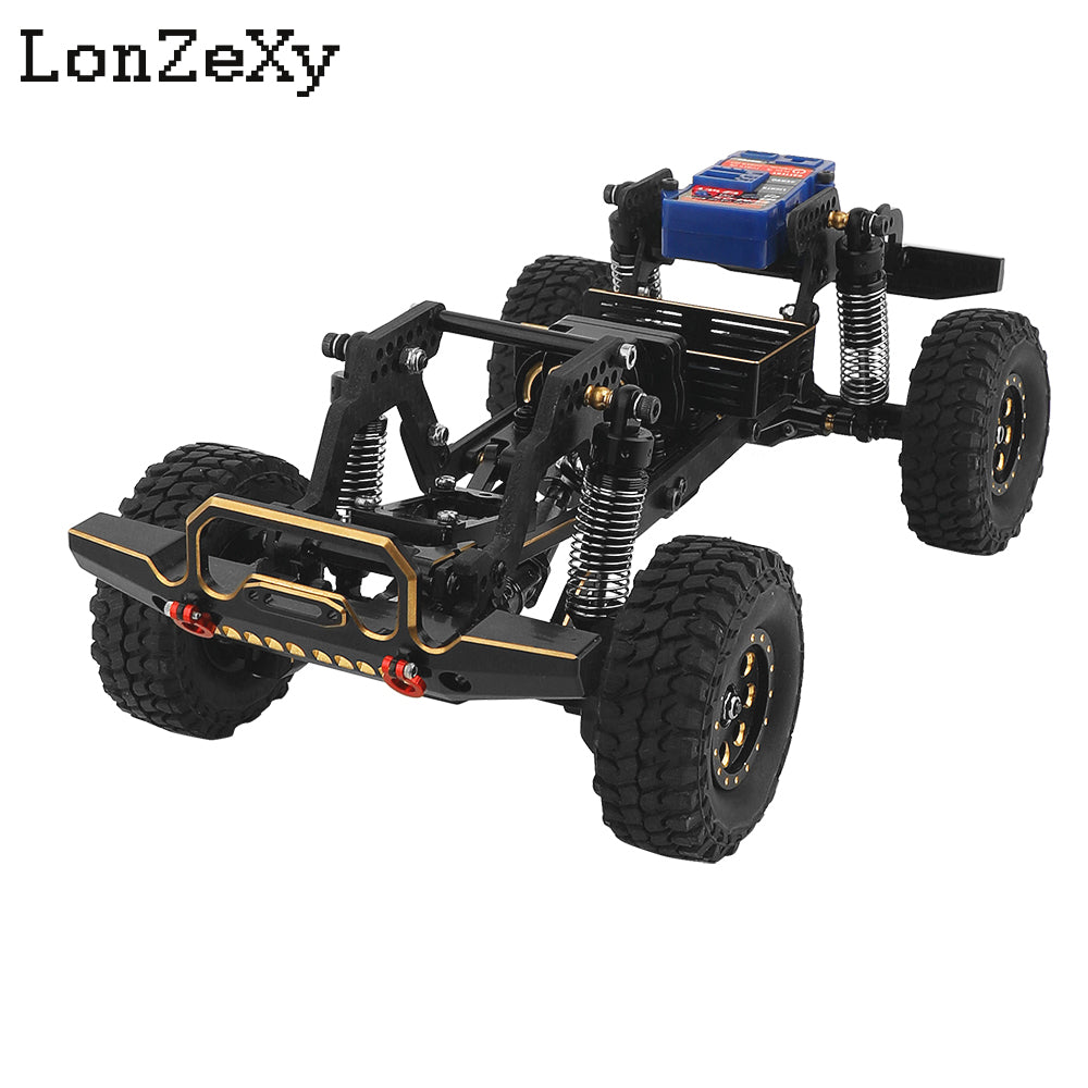 LONZEXY 313mm Wheelbase Assembled Frame Chassis for SCX10 II 90046