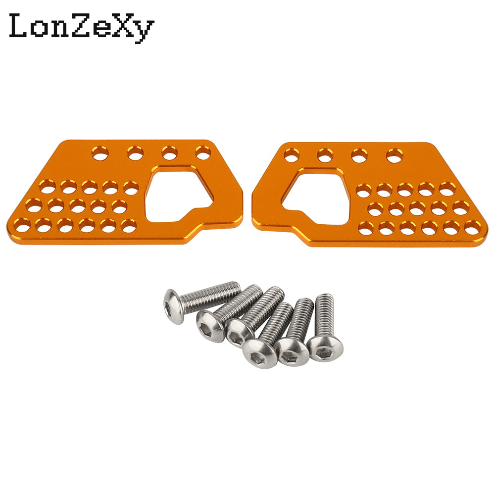 LONZEXY Aluminum Front and Rear Dual Damper Shock Mount for 1/10 Axial Wraith
