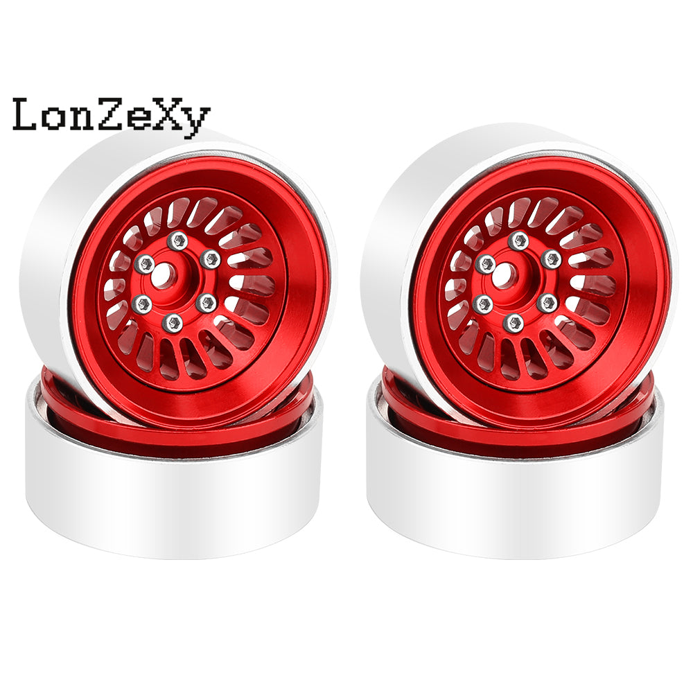 LonzeXy 4PCS Aluminum Alloy Wheel Rims for SCX24