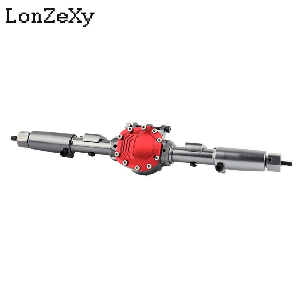 LONZEXY Metal Front Rear Axle for SCX10 II