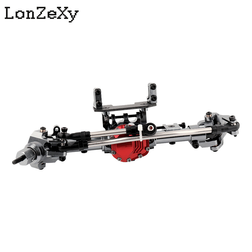 LONZEXY Metal Front Rear Axle for SCX10 II