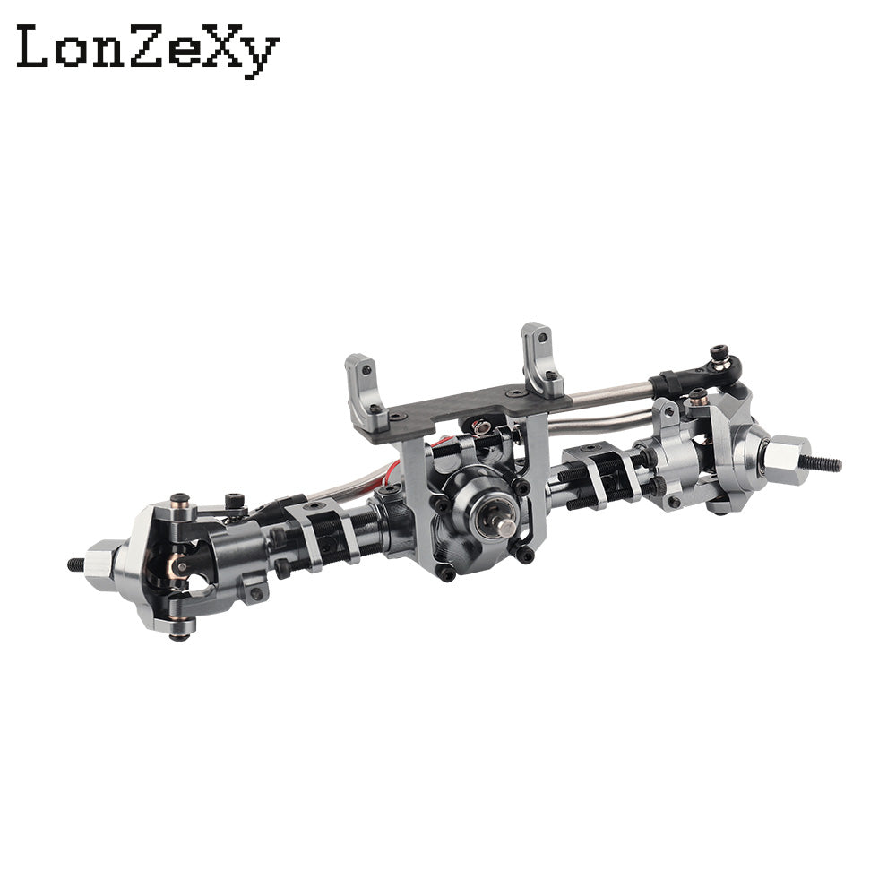 LONZEXY Metal Front Rear Axle for SCX10 II