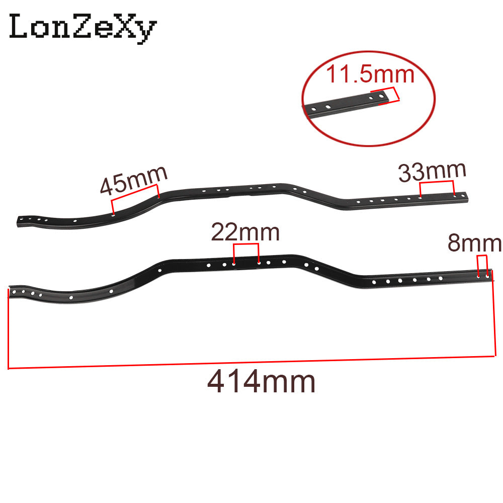 LONZEXY Metal Girder Side Frame Rail for SCX10 & SCX10 II
